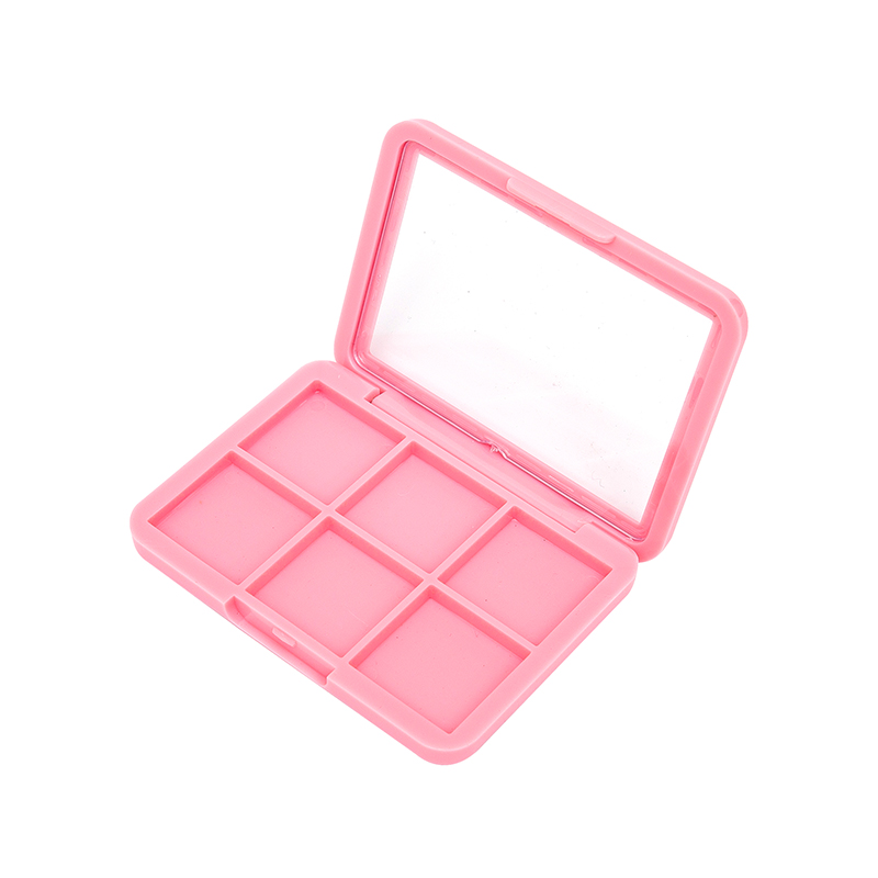 2402 Estuche de sombra de ojos Pink Square 6 Grid