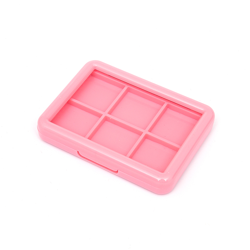 2402 Estuche de sombra de ojos Pink Square 6 Grid