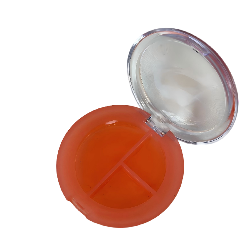 2514-3 Jelly - Caja pequeña de sombras de ojos de tres cuadrículas de colores