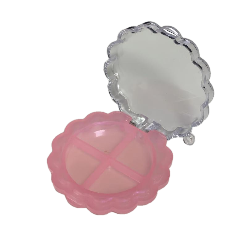 Paleta de sombras de ojos cuádruple en forma de pétalo 2524-4: juega con el encanto del maquillaje de ojos