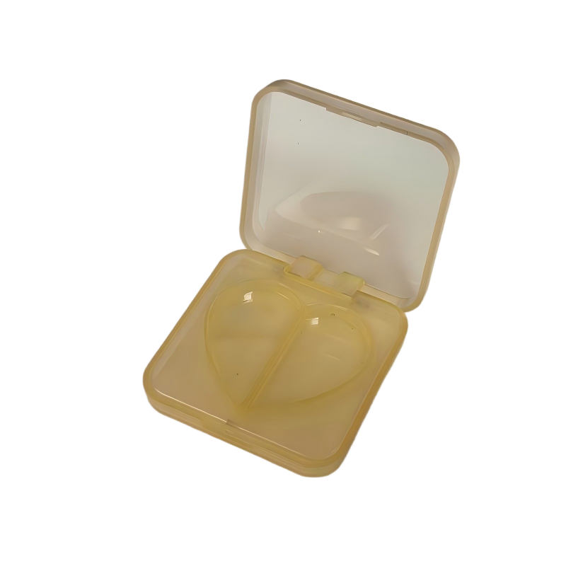 Estuche cosmético con tapa abatible y diseño cuadrado degradado 2530-2 | Envase cosmético personalizado de plástico ecológico