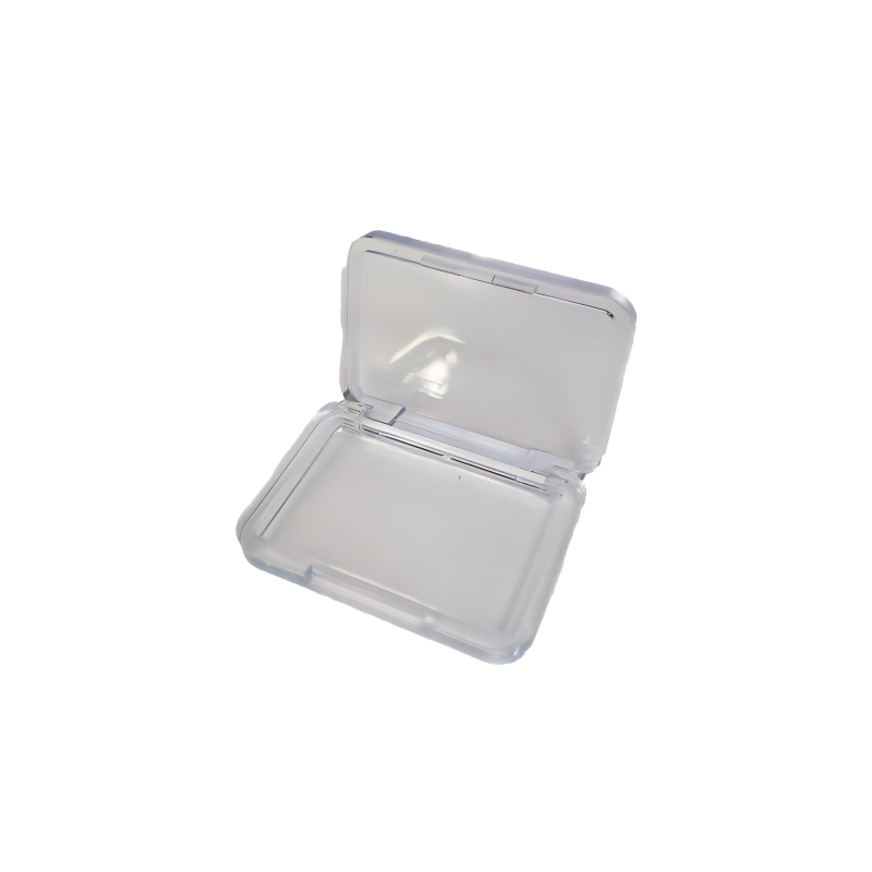 Estuche de Maquillaje Transparente de Un Solo Compartimento, Caja Portátil para Cosméticos y Joyería, Envase Vacío para Sombra de Ojos y Rubor, Personalizable