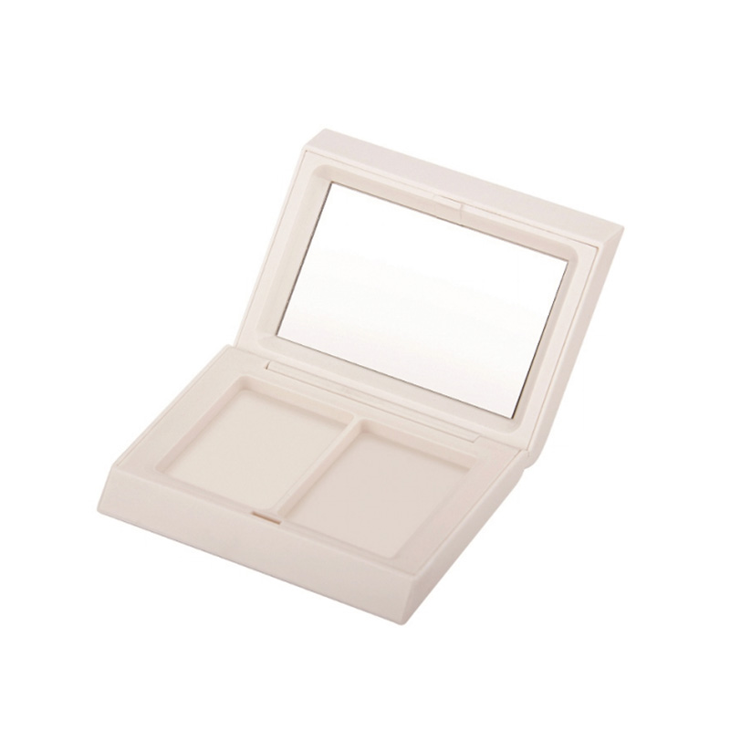 2008-2 Estuche de sombra de ojos White Square 2 Grids