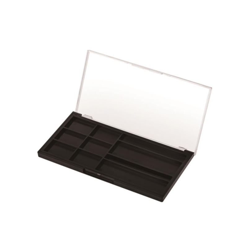 308-10 Estuche para polvos para cejas Black Square Ten-Grid