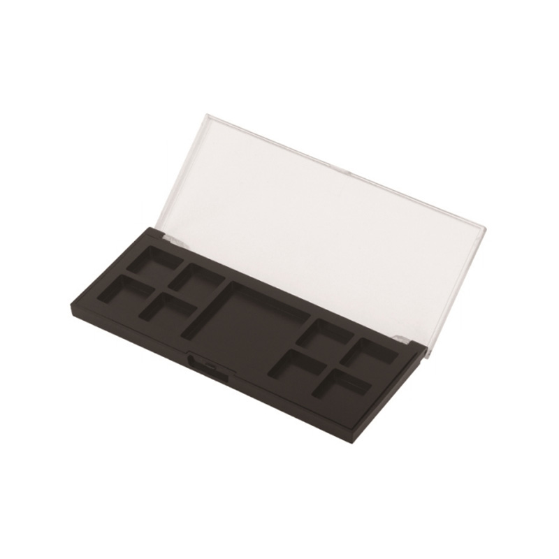 908-9 Estuche para sombras de ojos Black Square 9 Grids