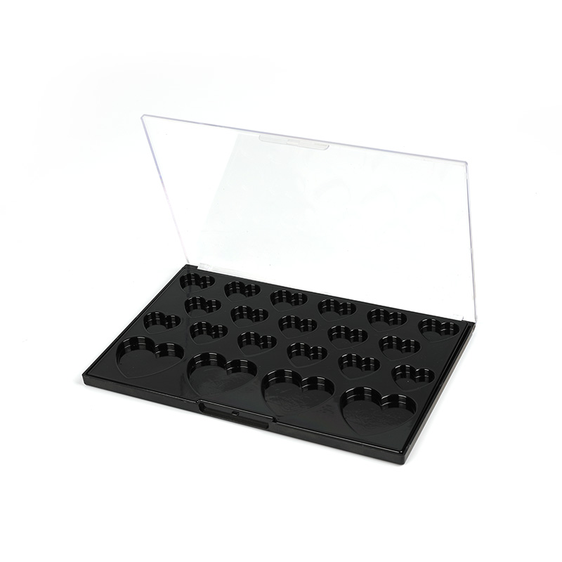 707-21 Estuche para sombras de ojos Black Square 21 Grids