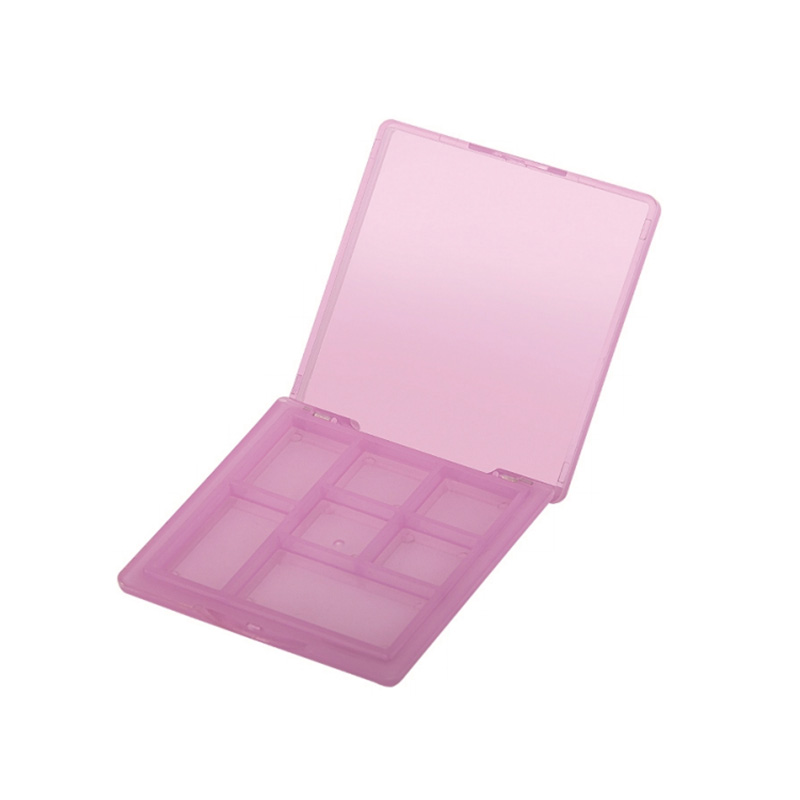 2011-3 Estuche de sombra de ojos Pink Square 4+3 Grids