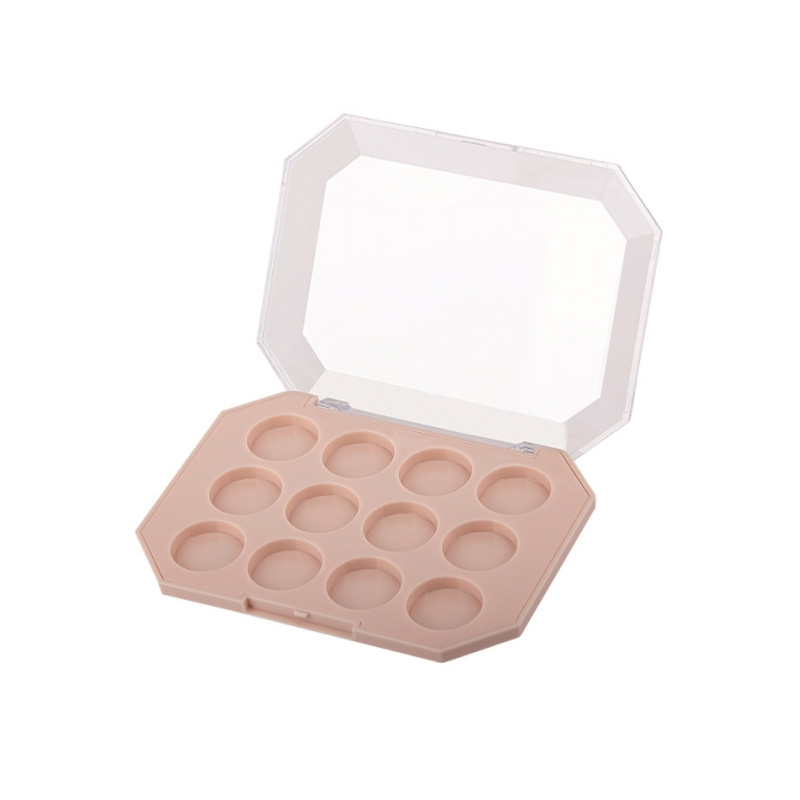 2025-12 Estuche de sombra de ojos Pink Square 12 Grids