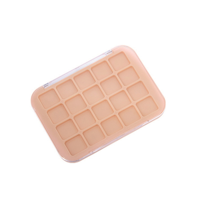 2025-10 Estuche de sombras de ojos Coral Square 10 Grids