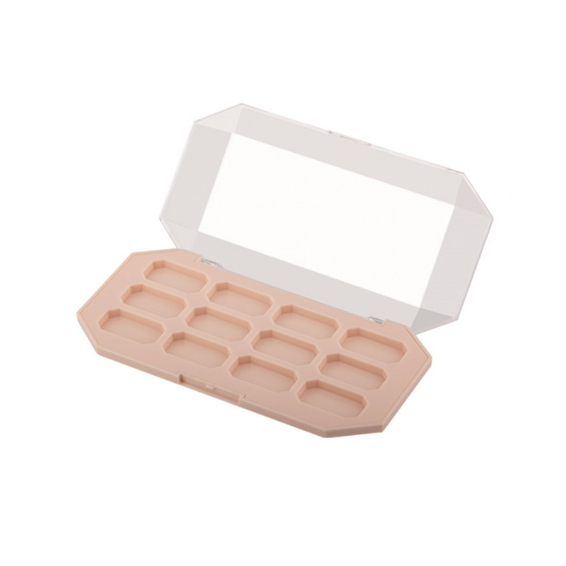 2023-12 Estuche de sombra de ojos Pink Square 12 Grids