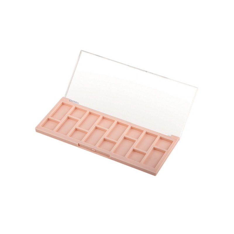 401-2*8 Estuche de sombra de ojos Pink Square 2*8 Grids