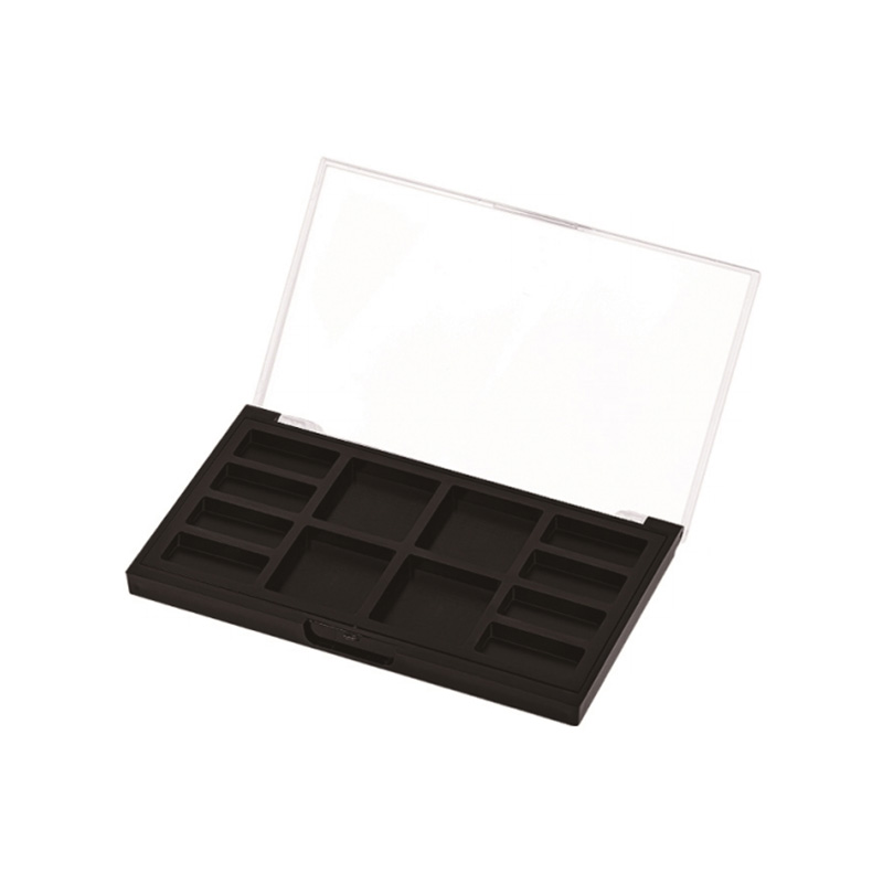 405-4+8 Estuche para sombra de ojos Black Square 4+8 Grids