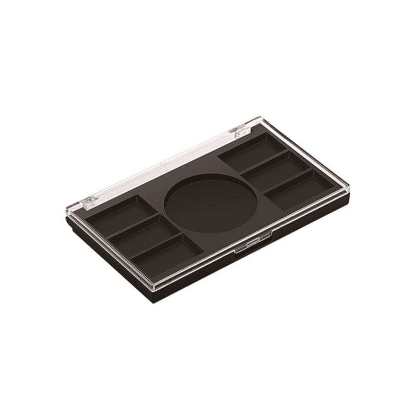 405-8+4 Estuche para sombra de ojos Black Square 8+4 Grids