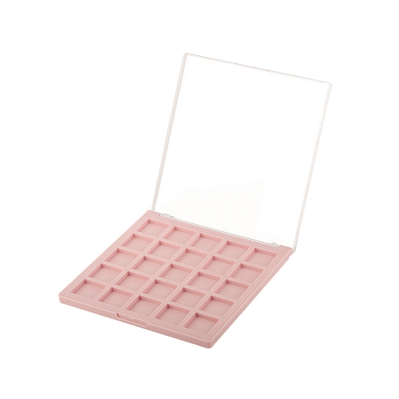 909-25 Estuche para sombras de ojos Square Pink Square 25 Grids